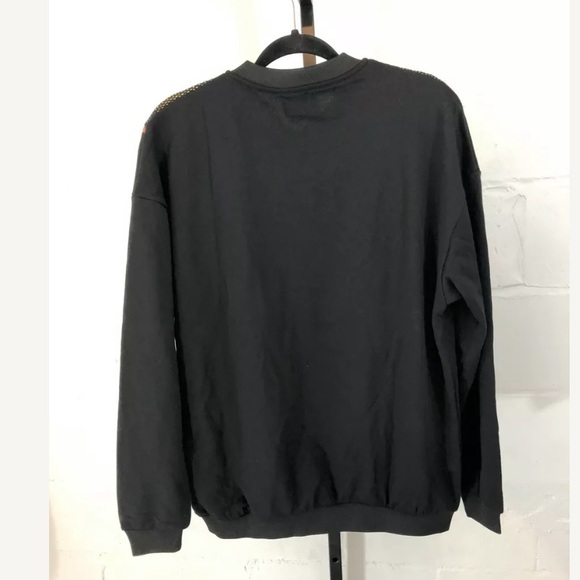 LF Los Angeles Mesh Front Sweatshirt Black Orange - Picture 2 of 4